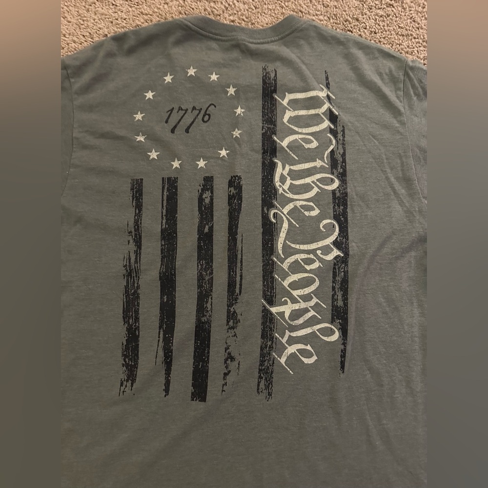 Men's Howitzer Green Graphic T-Shirt. - Picture 4 of 4